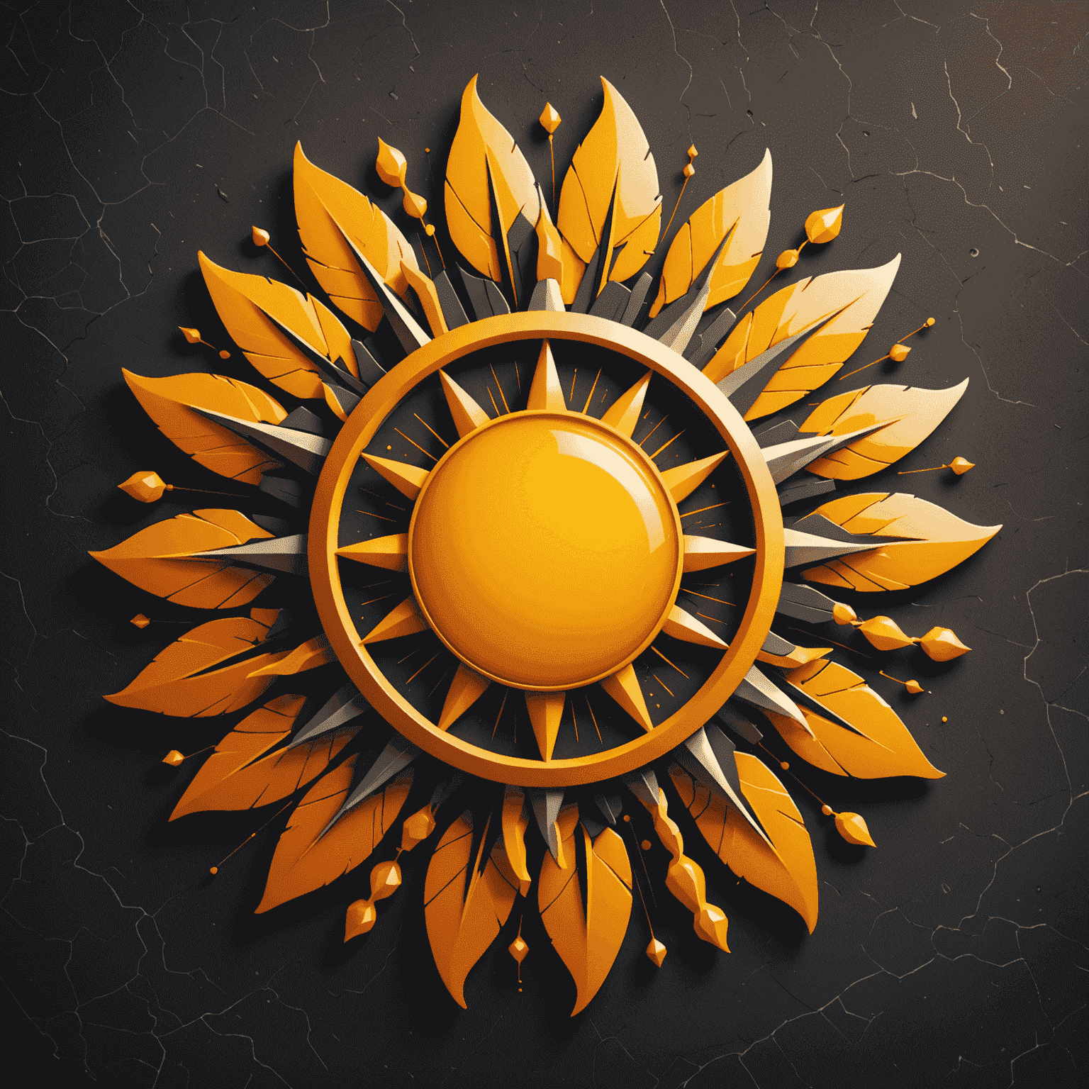 Technisun logo featuring a stylized sun with tech-inspired elements