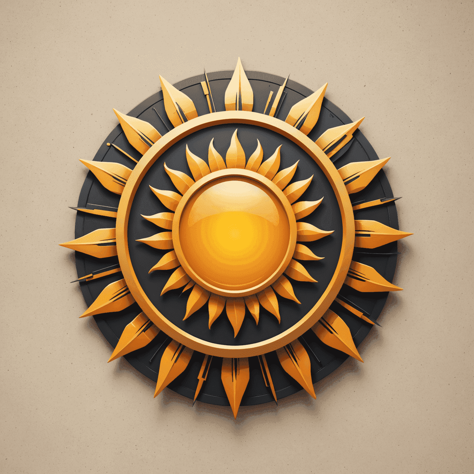 Technisun logo featuring a stylized sun with tech-inspired elements
